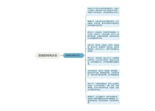 疾病的特殊步态