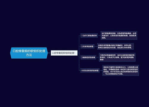 口腔修复前的软组织处理方法