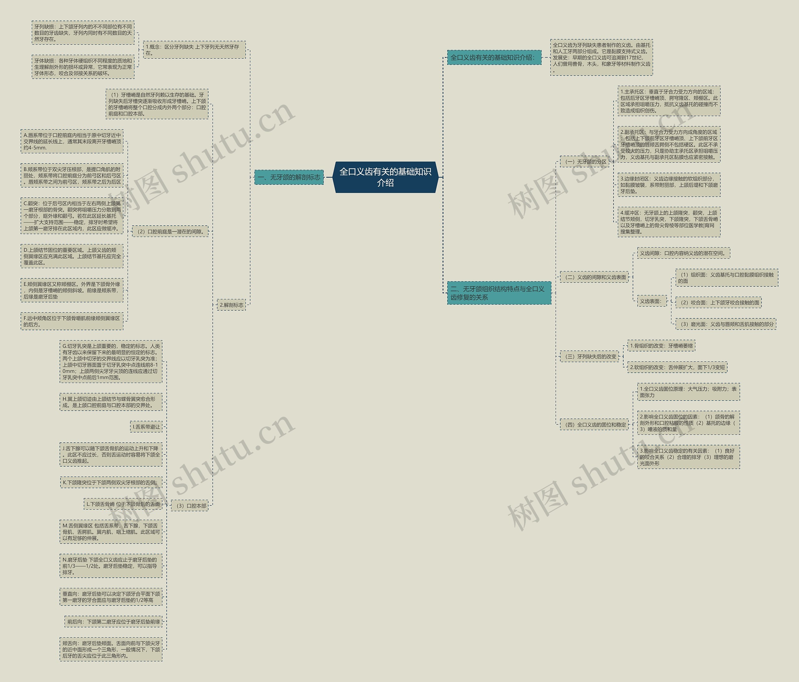 全口义齿有关的基础知识介绍 全口义齿有关的基础知识介绍