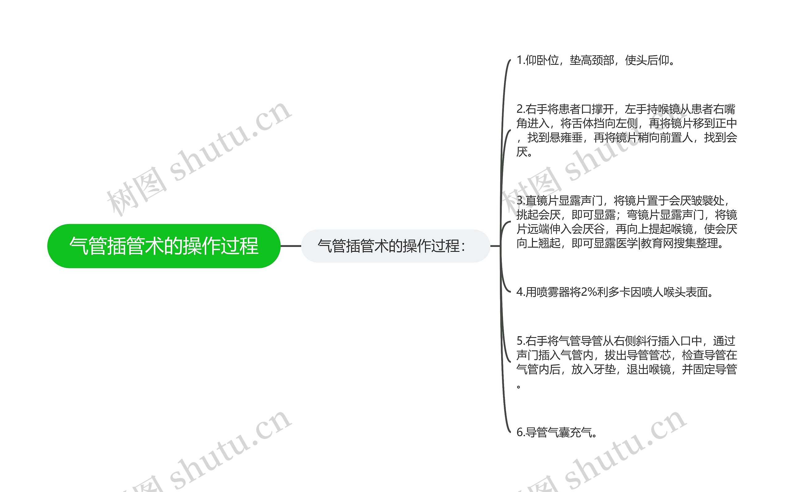 气管插管术的操作过程