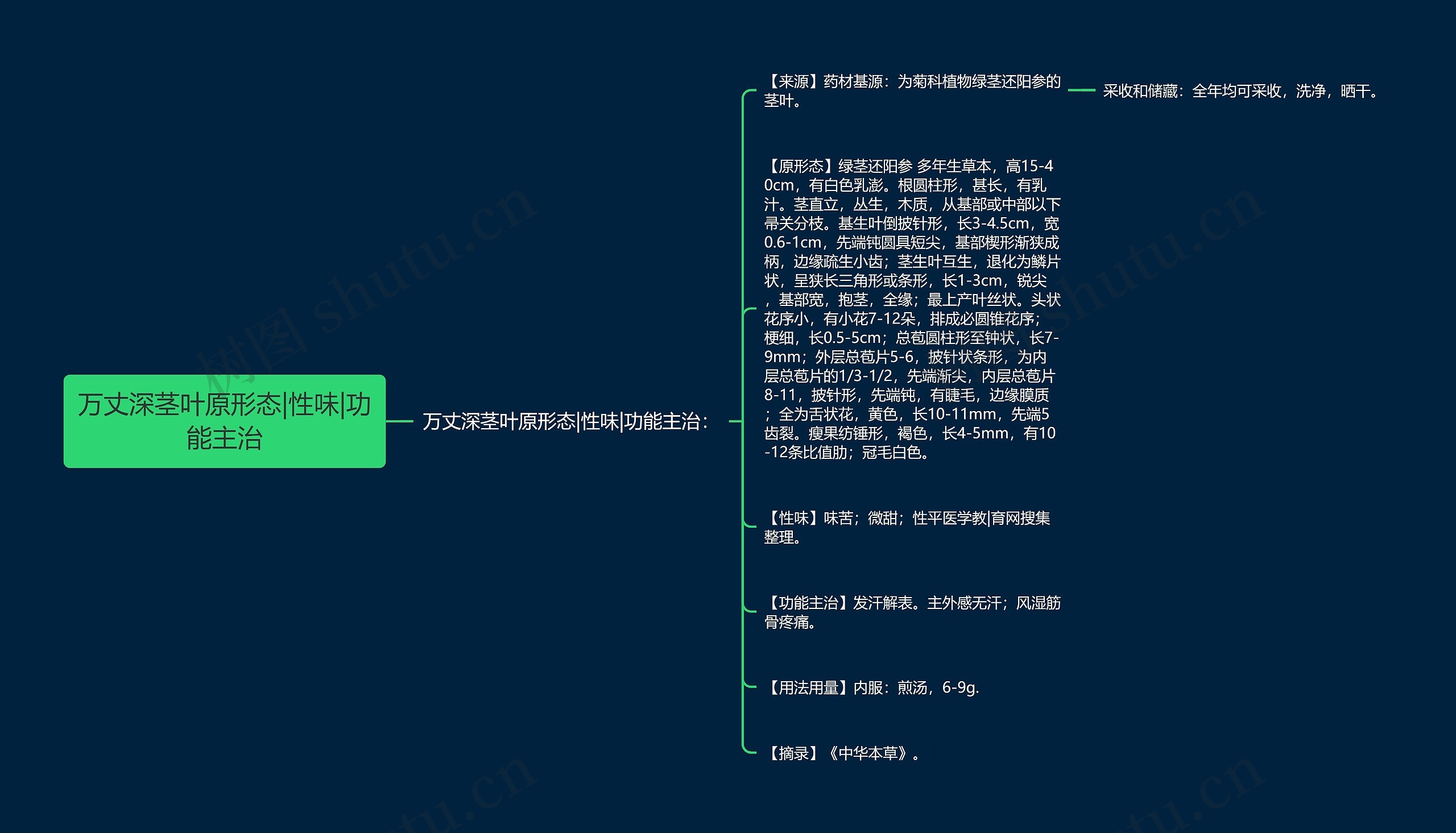 万丈深茎叶原形态|性味|功能主治 万丈深茎叶原形态|性味|功能主治