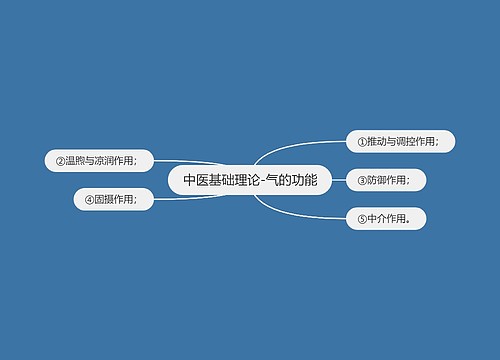 中医基础理论-气的功能