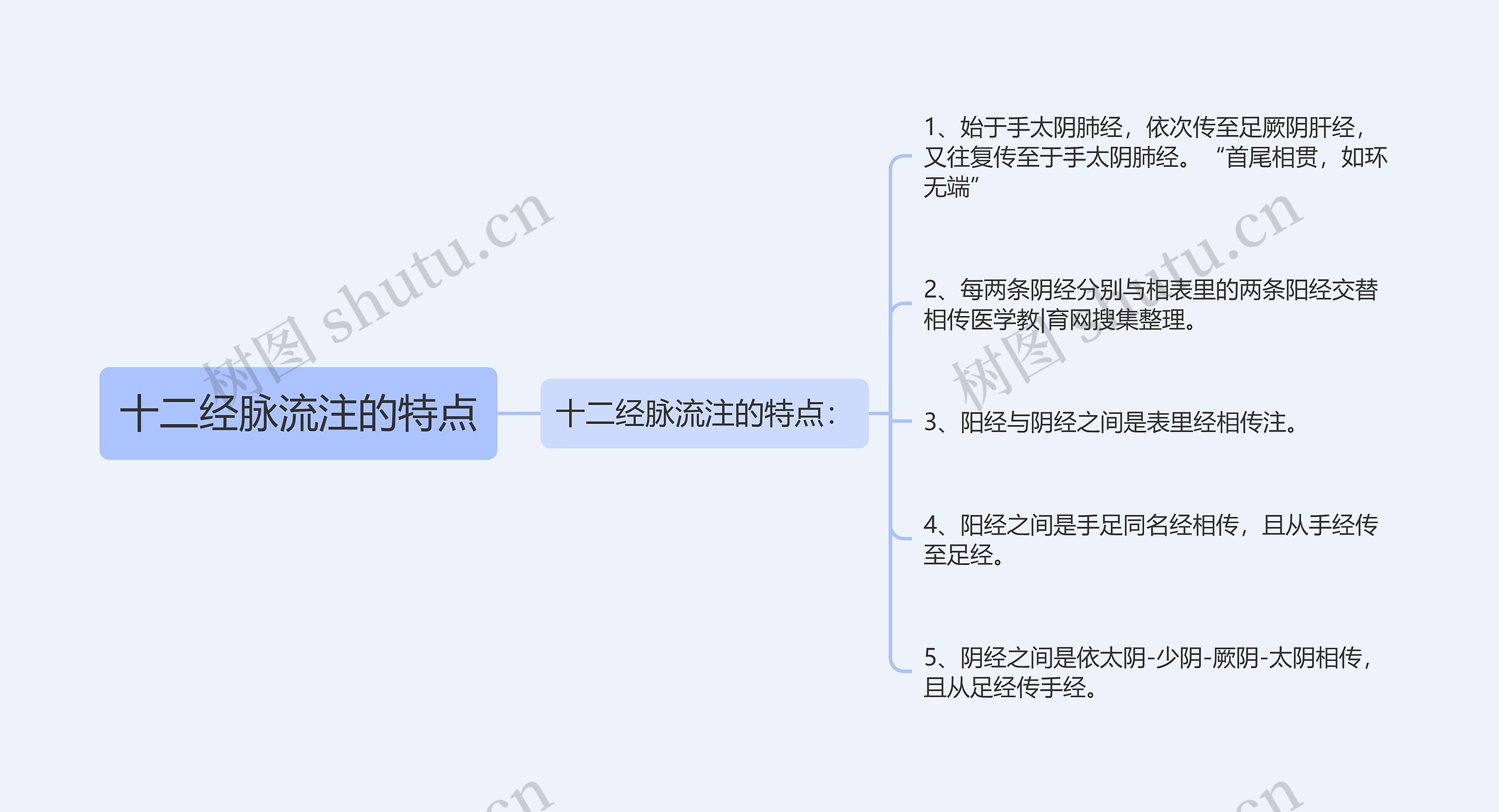 十二经脉流注的特点