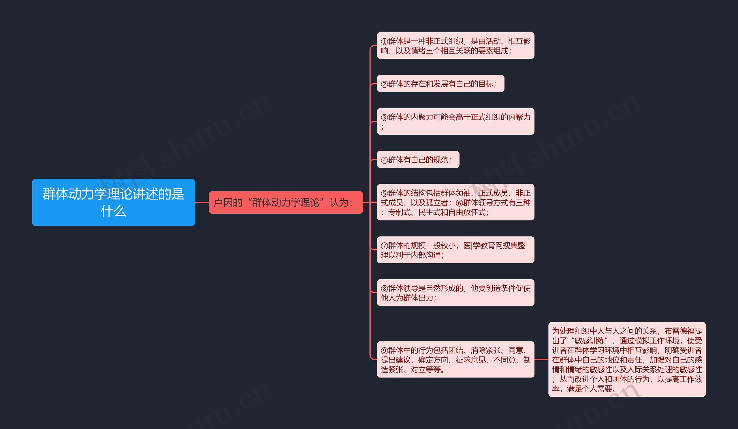 群体动力学理论讲述的是什么思维导图