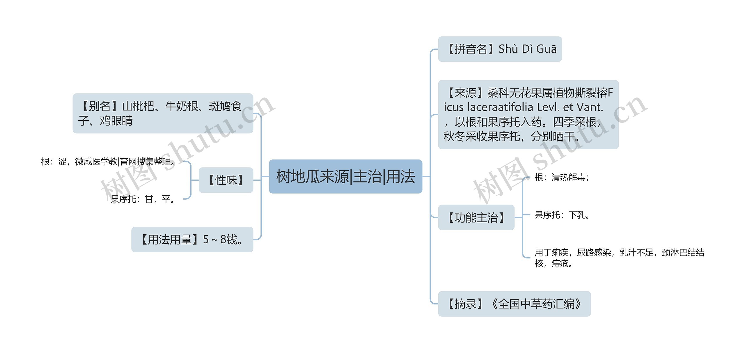 树地瓜来源|主治|用法 树地瓜来源|主治|用法