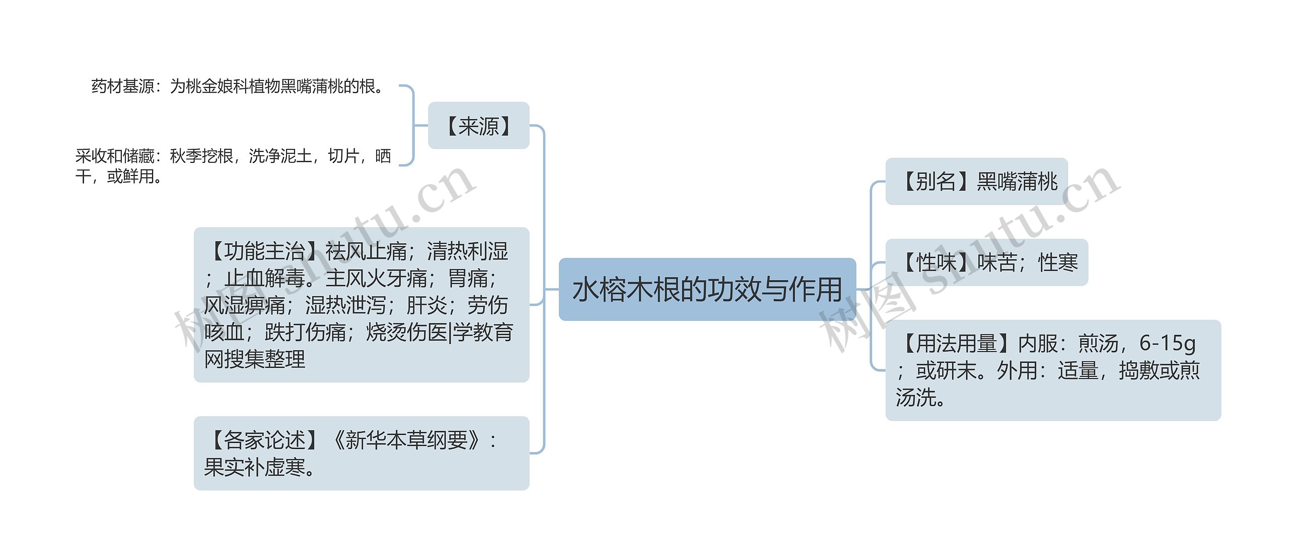 水榕木根的功效与作用