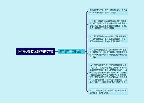 颞下颌关节区检查的方法