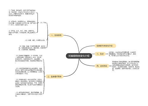 妊娠期母体变化介绍