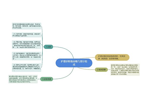 护理诊断是由哪几部分组成