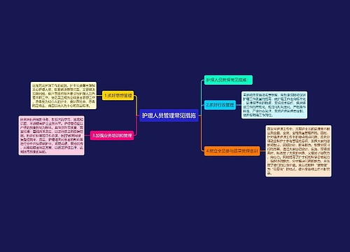 护理人员管理常见措施