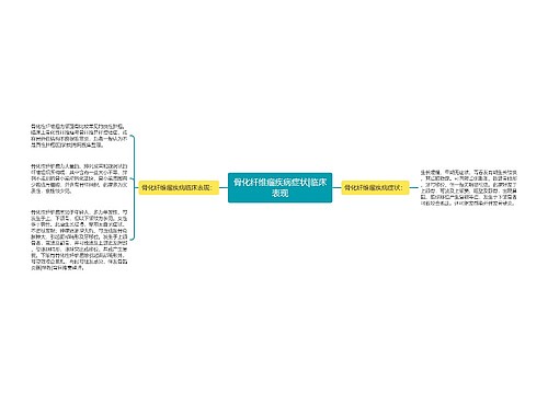 骨化纤维瘤疾病症状|临床表现