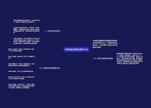 X线骨盆测量的具体方法