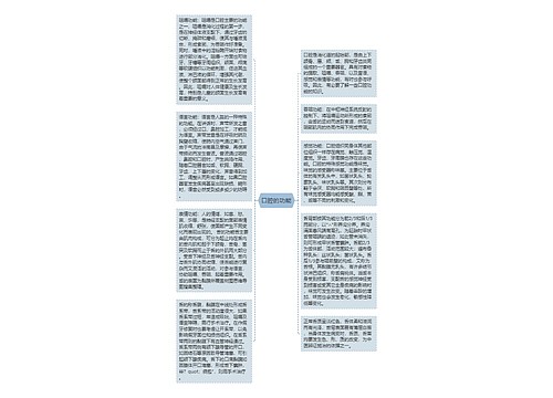 口腔的功能