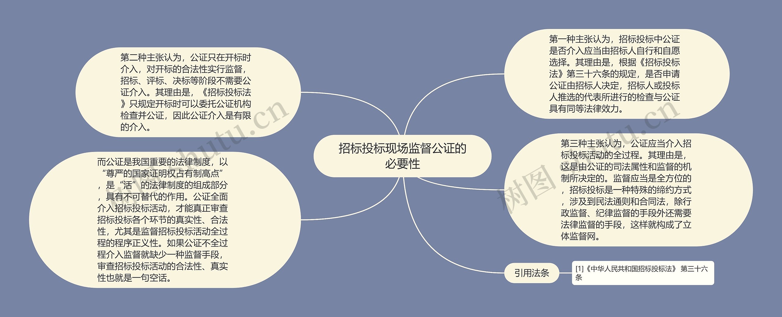 招标投标现场监督公证的必要性思维导图