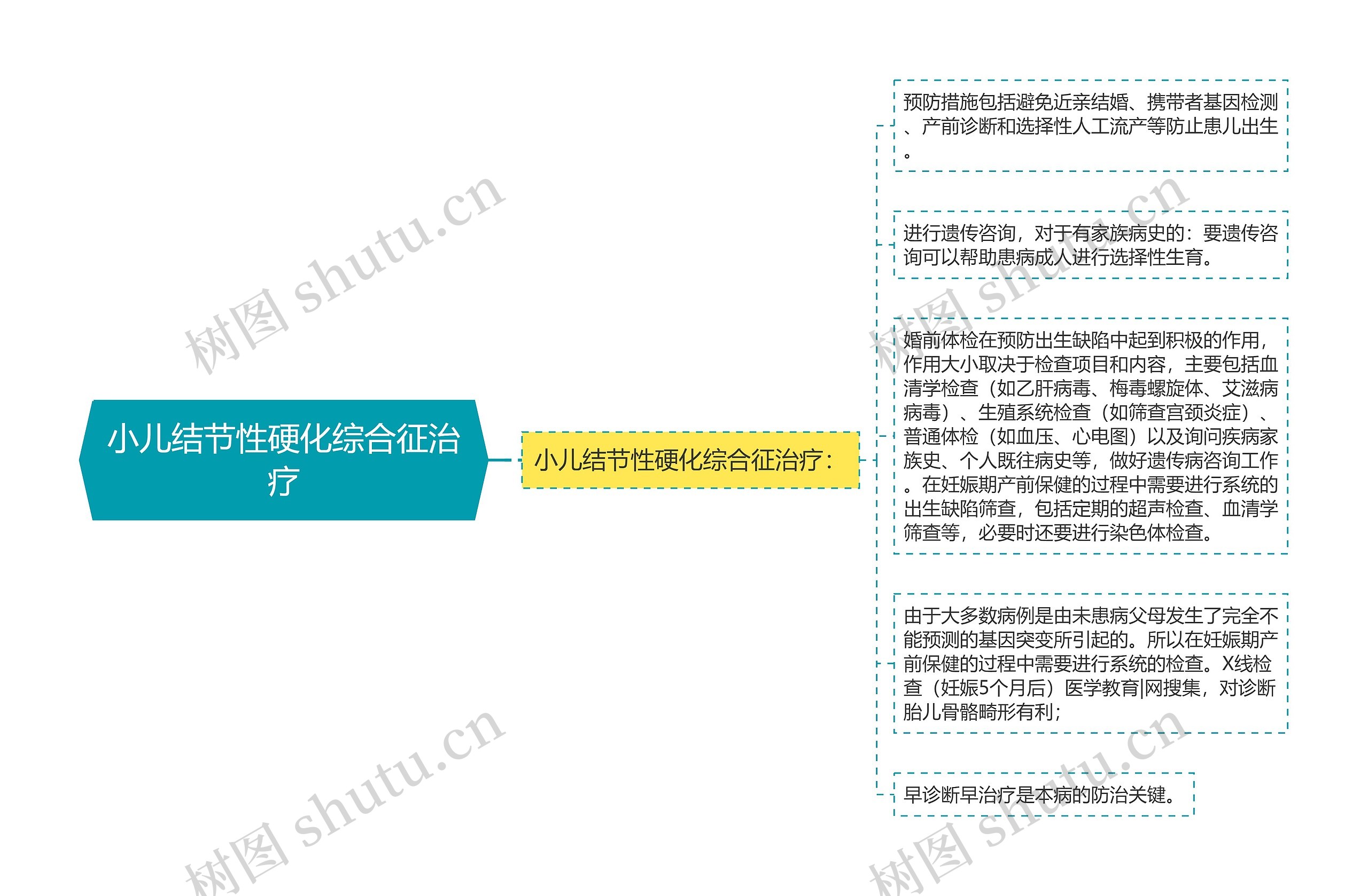 小儿结节性硬化综合征治疗思维导图