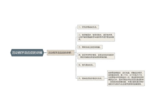 活动假牙适应症的讲解