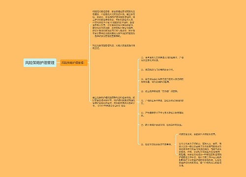 风险策略护理管理