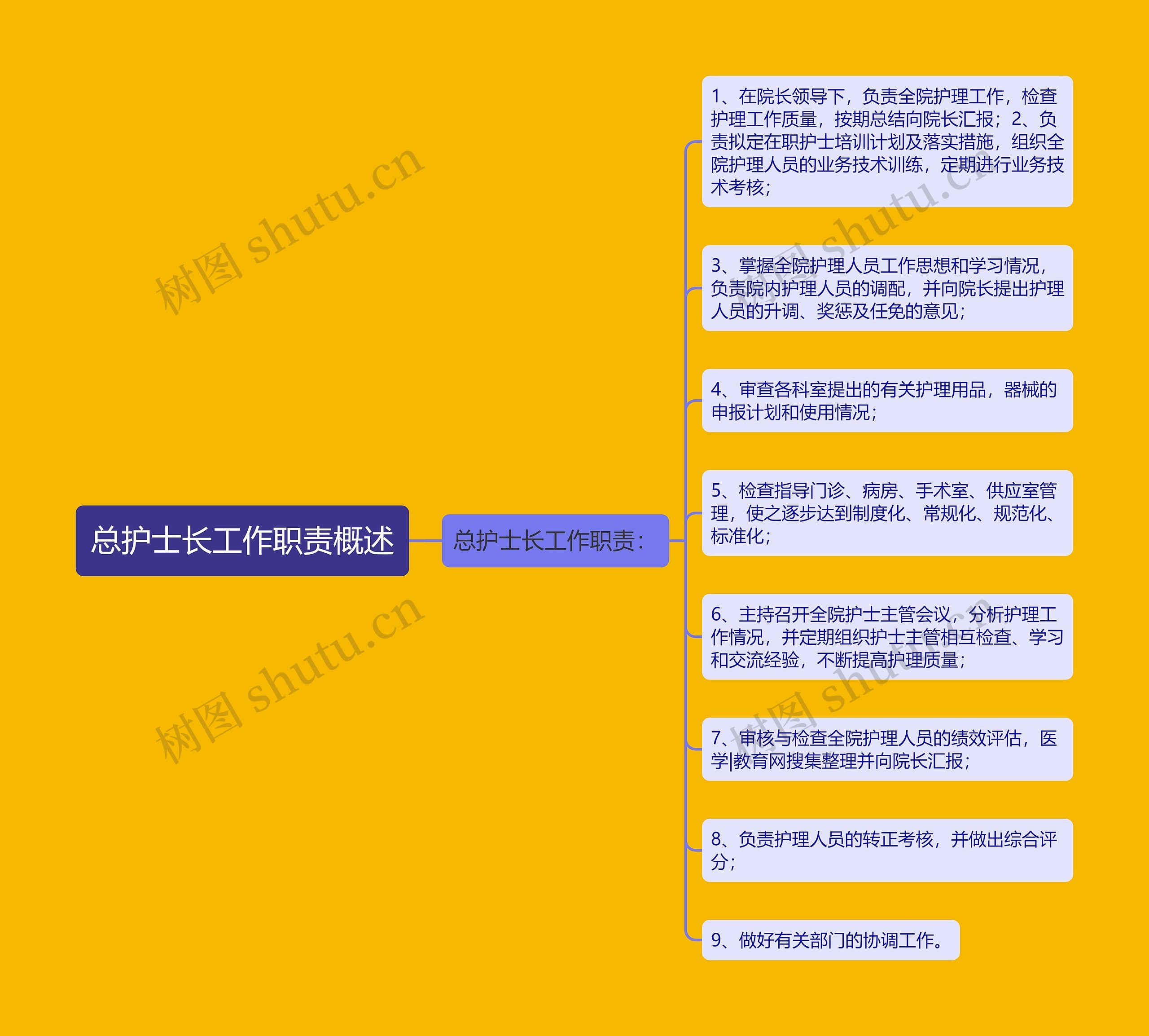 总护士长工作职责概述 总护士长工作职责概述