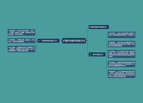 护理体检基本检查方法