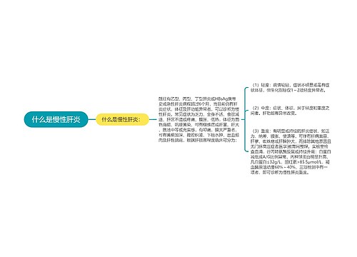 什么是慢性肝炎