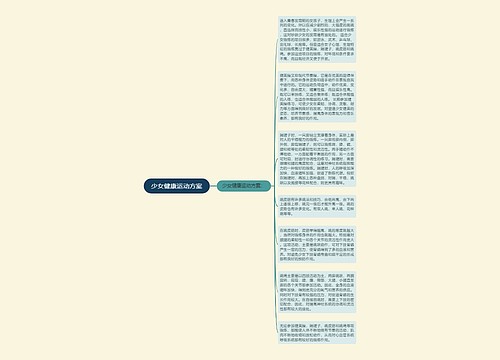 少女健康运动方案