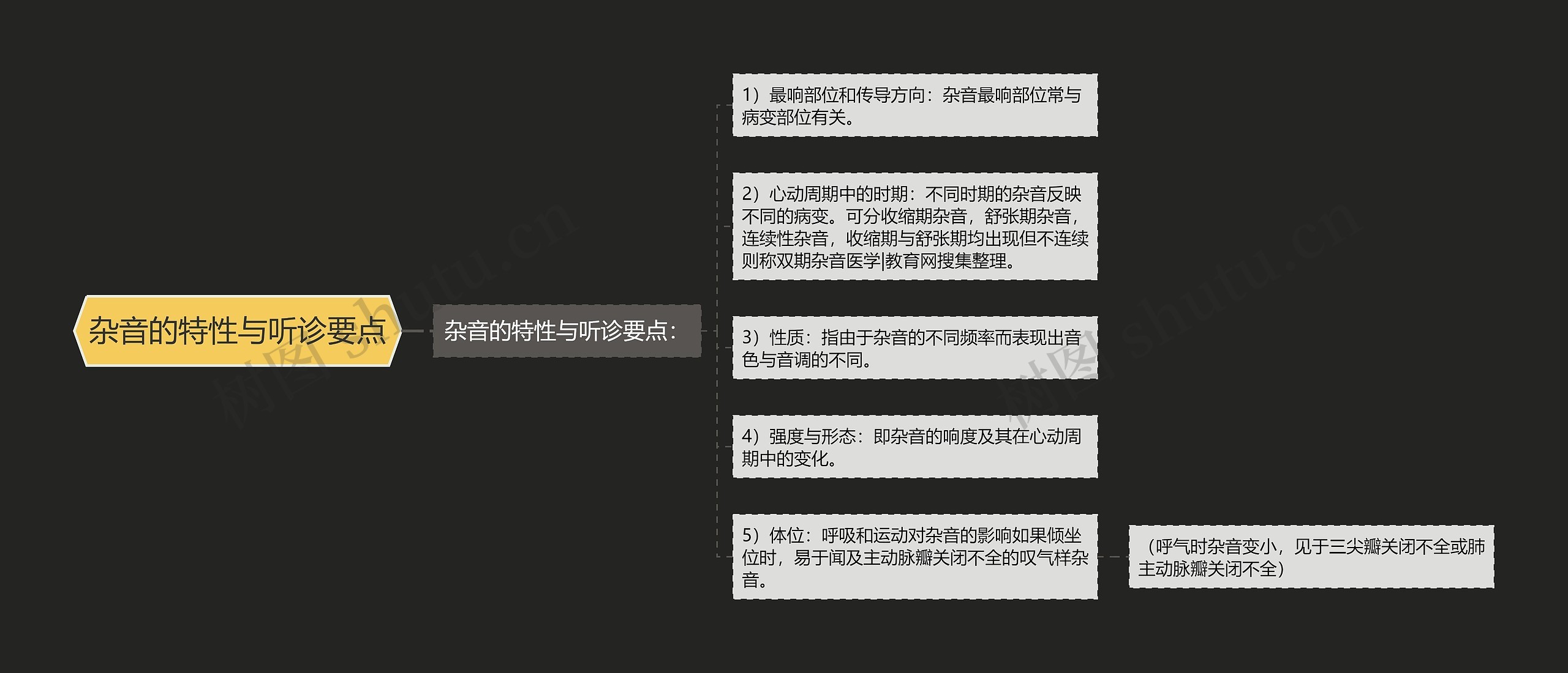 杂音的特性与听诊要点 杂音的特性与听诊要点