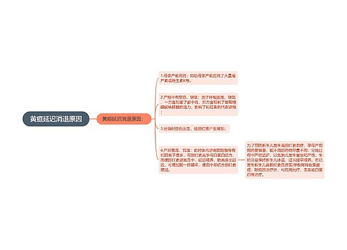 黄疸延迟消退原因