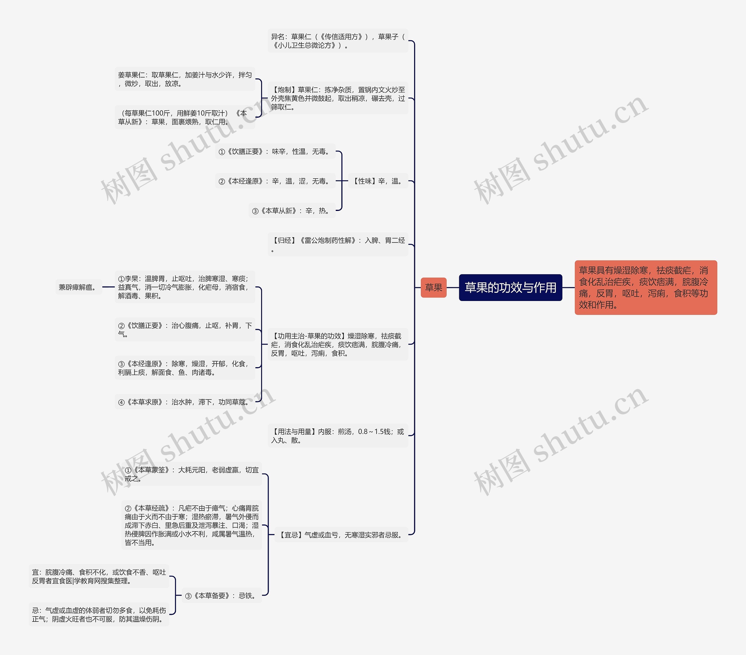 草果的功效与作用 草果的功效与作用