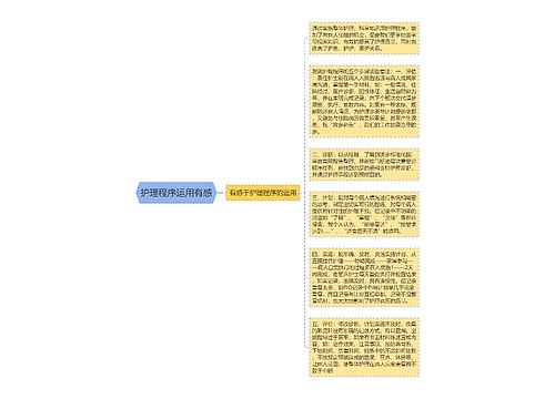 护理程序运用有感