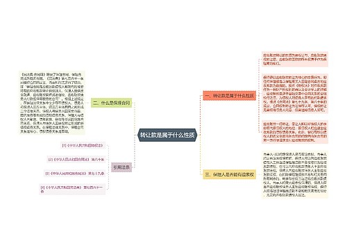 转让款是属于什么性质