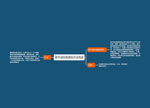 氧气湿化瓶清洗方法简述