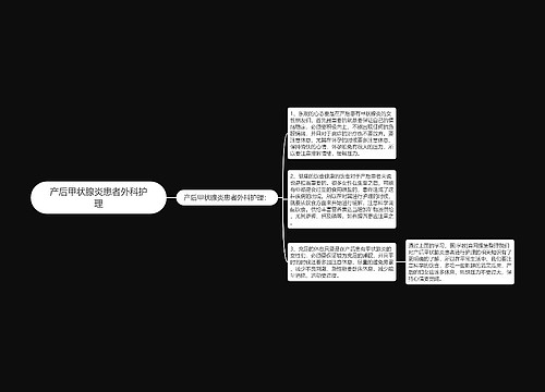 产后甲状腺炎患者外科护理