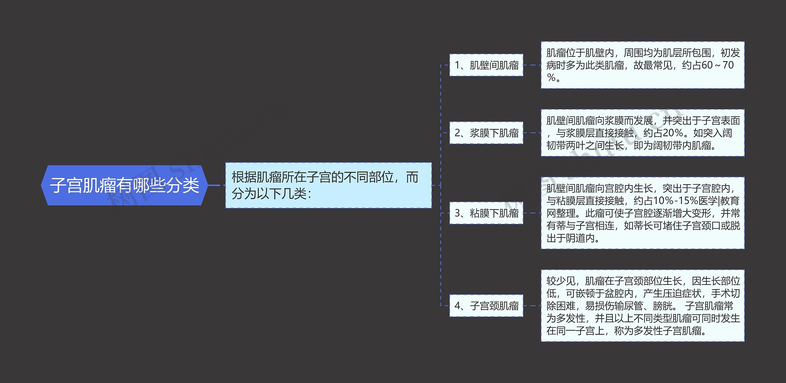 子宫肌瘤有哪些分类