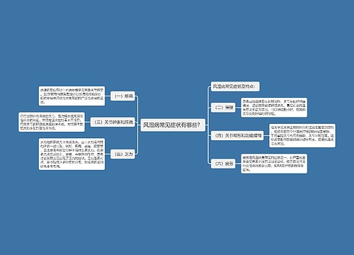 风湿病常见症状有哪些？