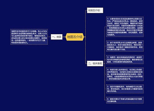 地图舌介绍