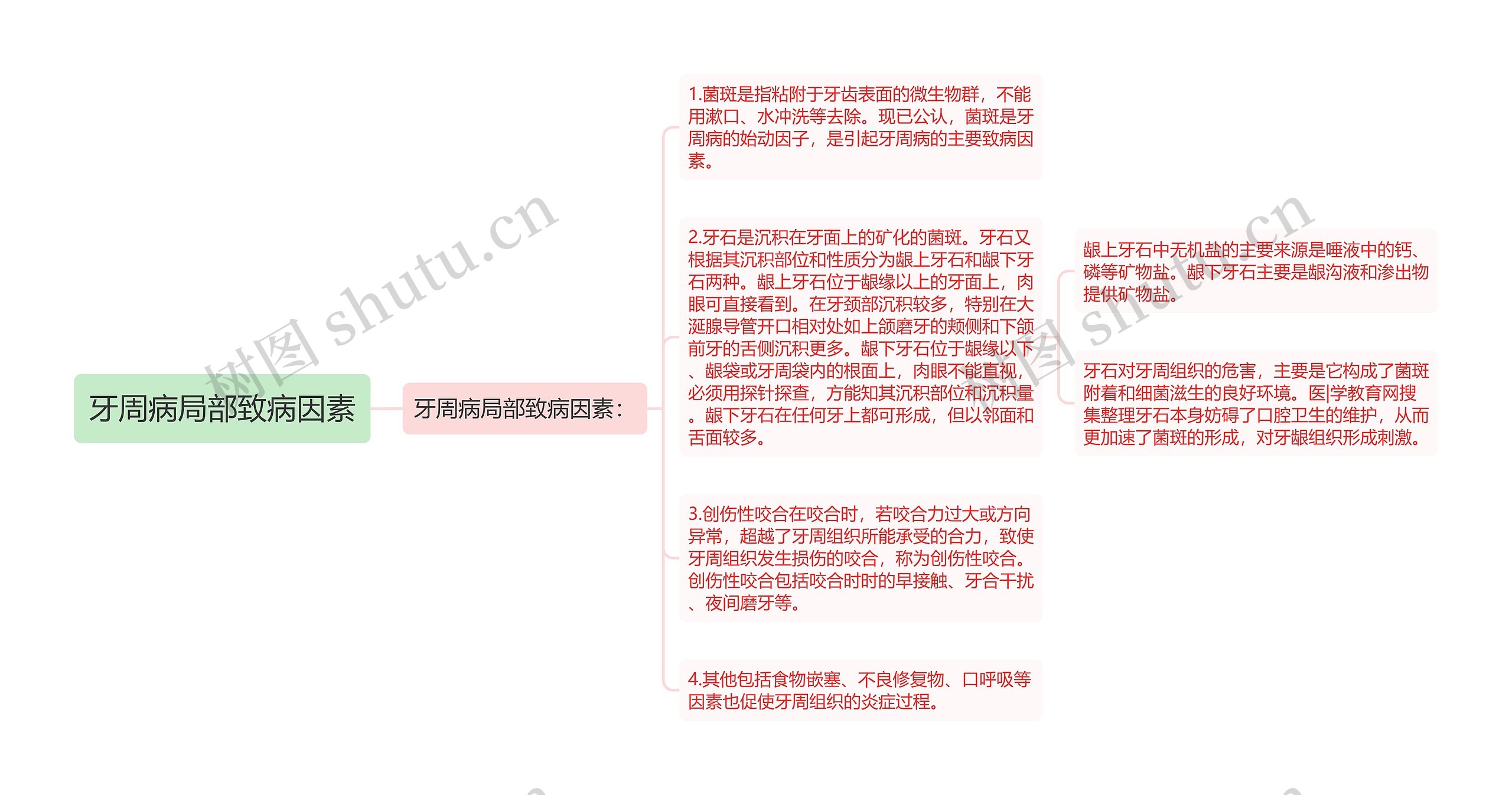 牙周病局部致病因素 牙周病局部致病因素