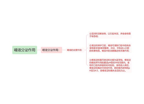 唾液分泌作用