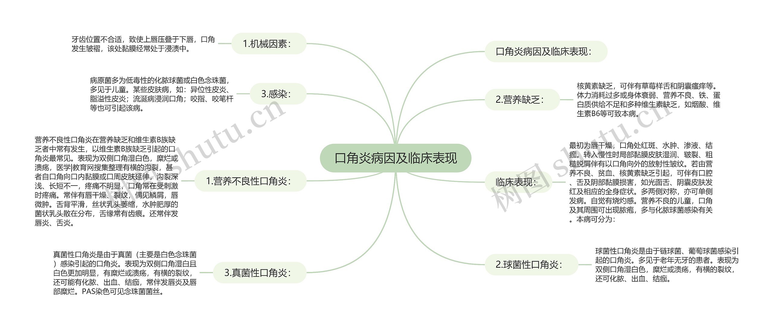 口角炎病因及临床表现