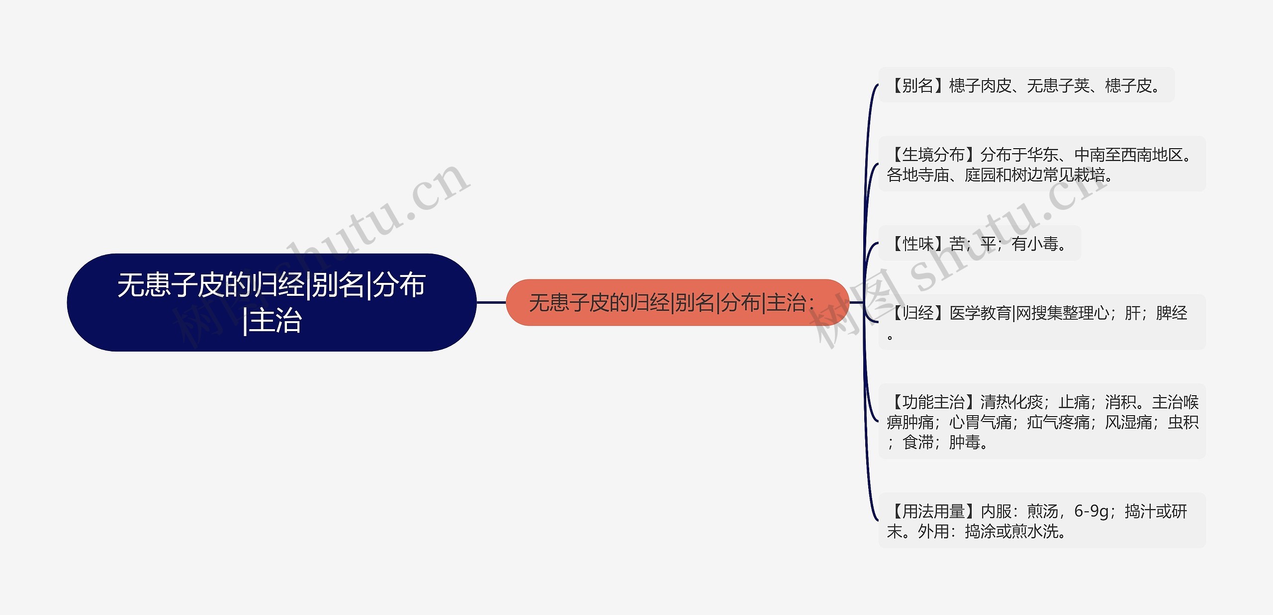 无患子皮的归经|别名|分布|主治