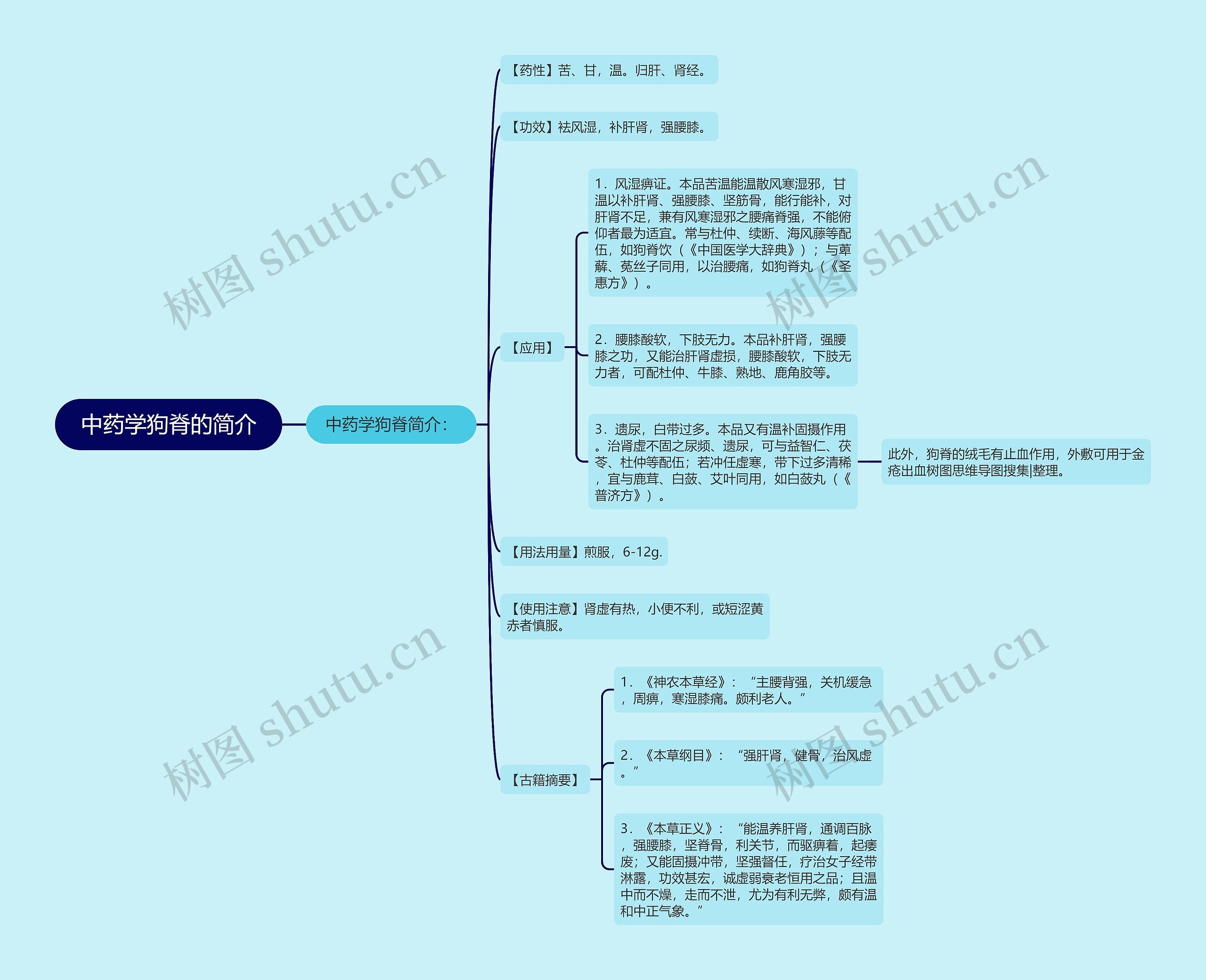 中药学狗脊的简介 中药学狗脊的简介