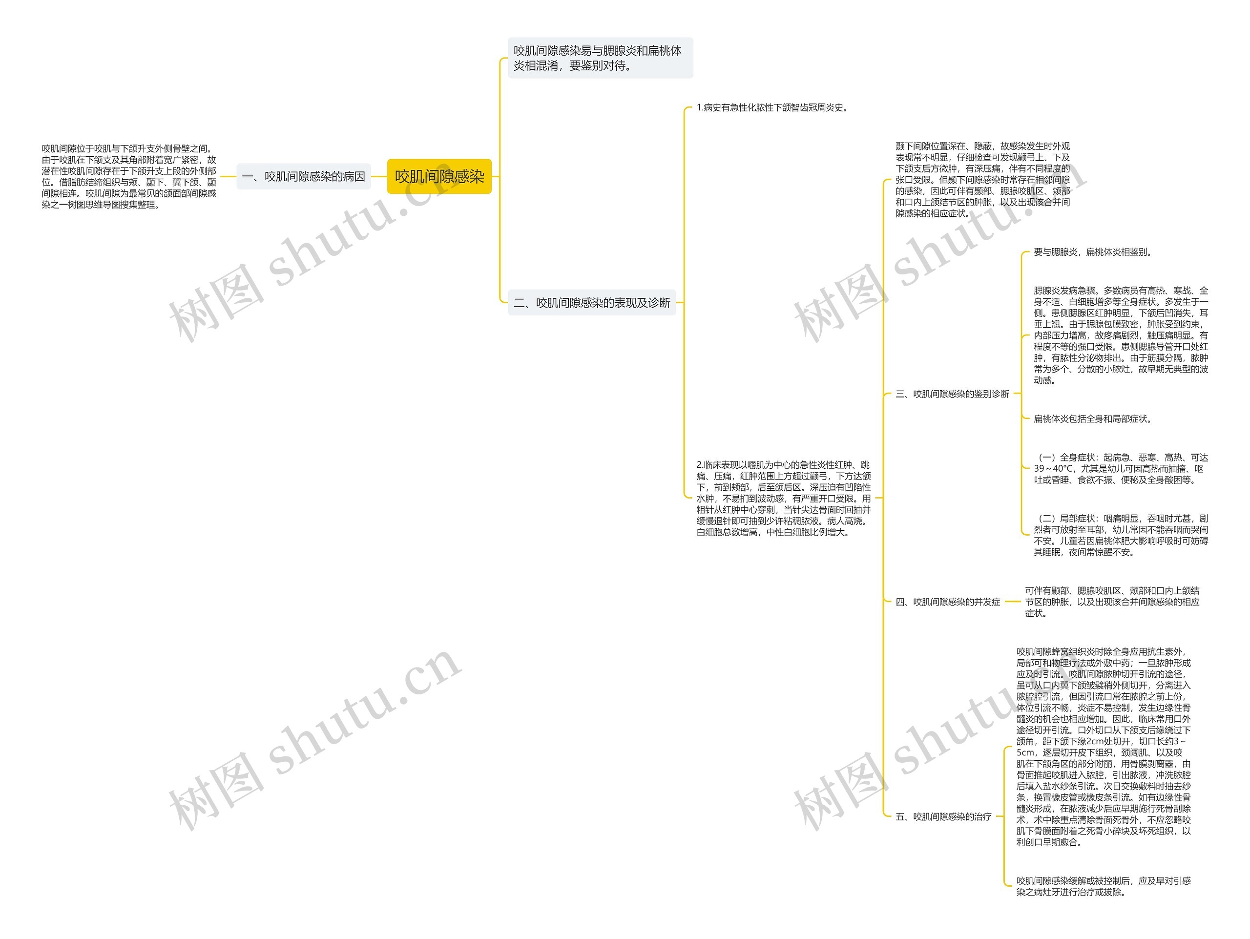咬肌间隙感染 咬肌间隙感染