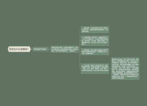 牙齿为什么发黄呢？