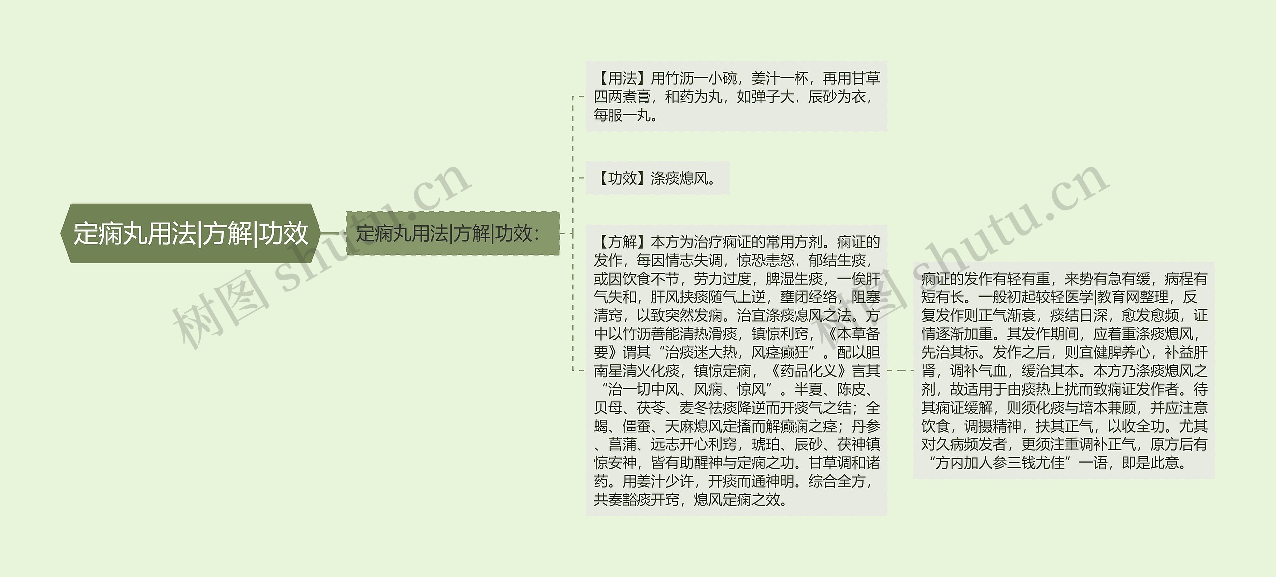 定痫丸用法|方解|功效