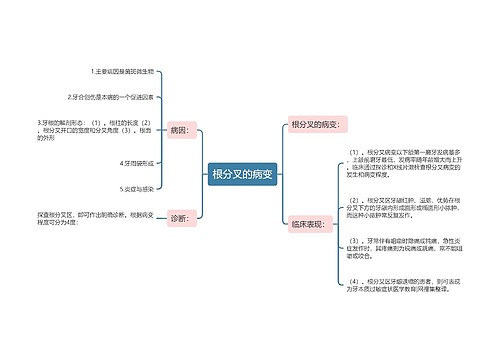 根分叉的病变