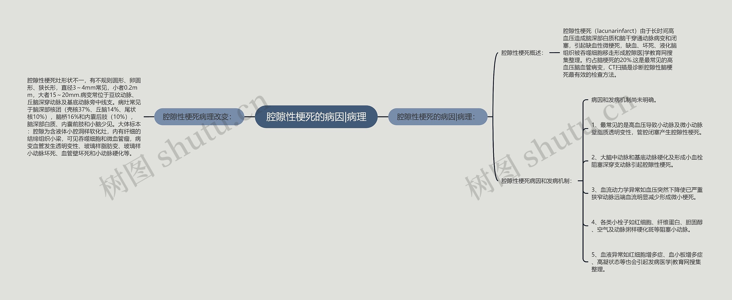 腔隙性梗死的病因|病理 腔隙性梗死的病因|病理