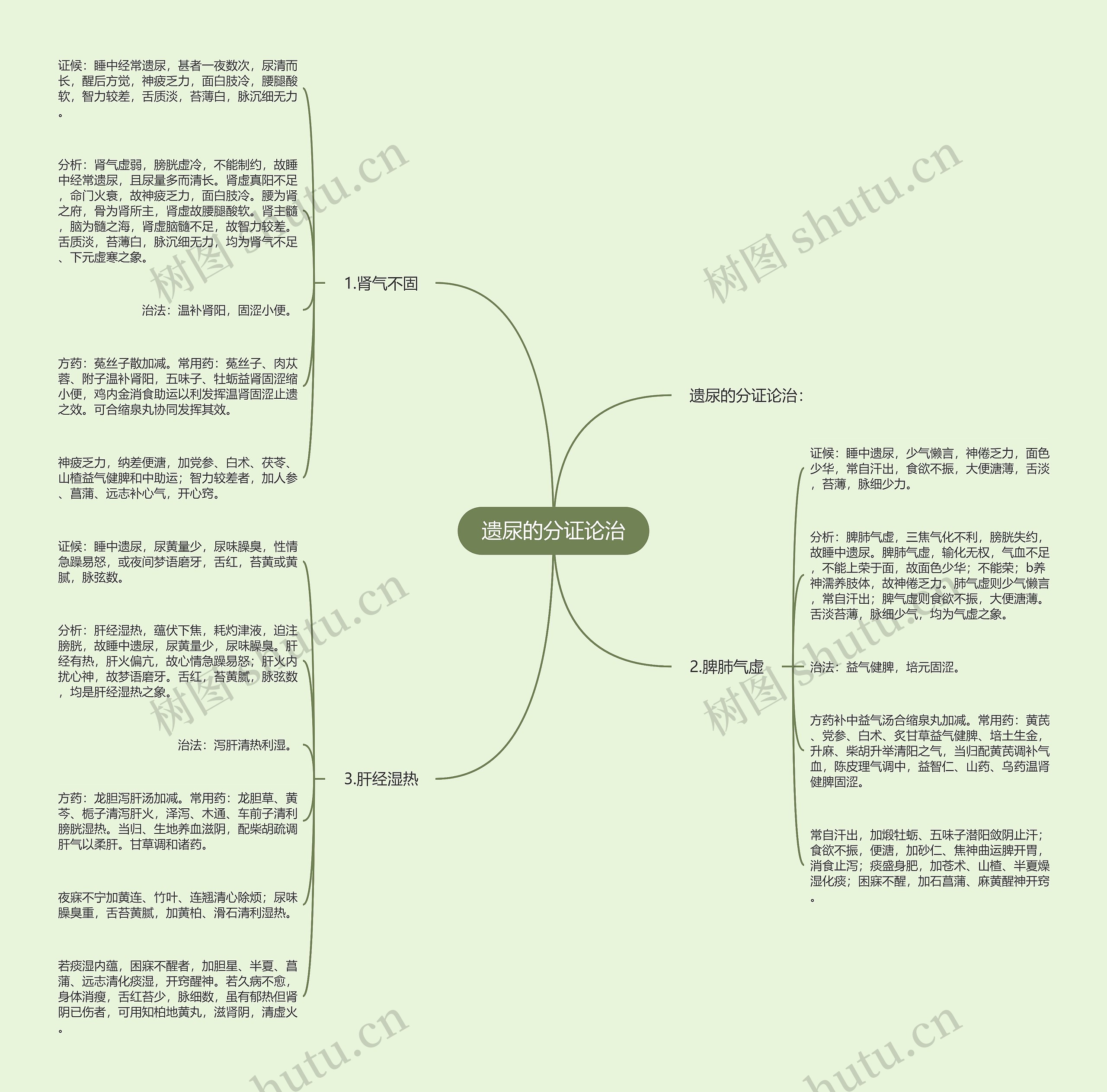 遗尿的分证论治 遗尿的分证论治
