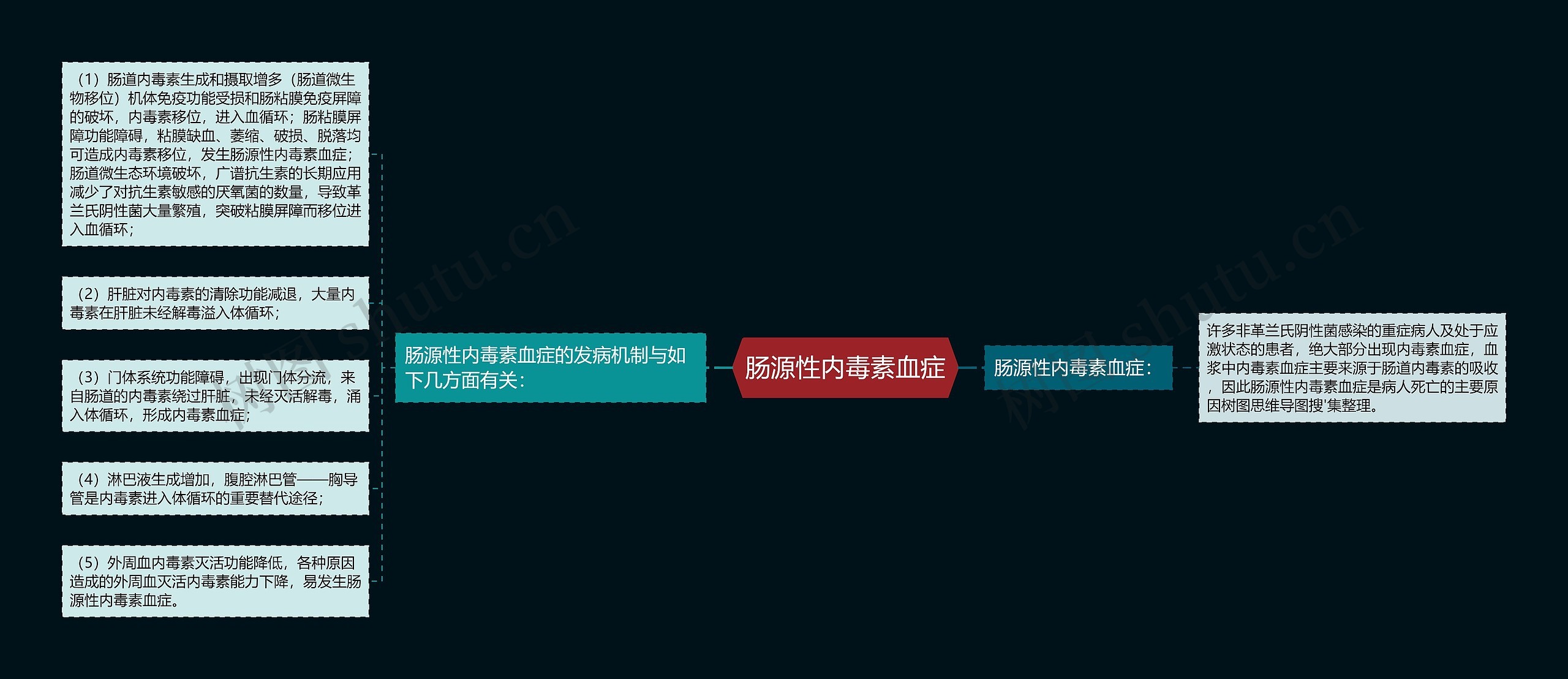 肠源性内毒素血症思维导图