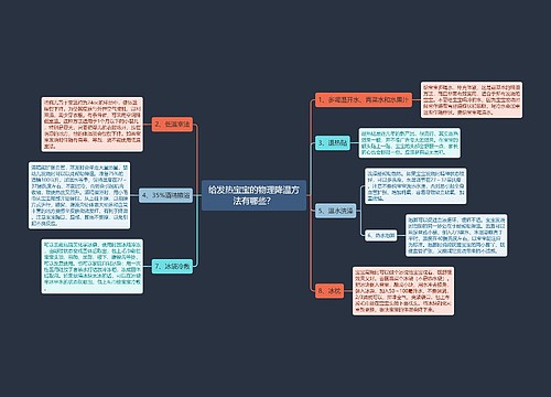 给发热宝宝的物理降温方法有哪些？