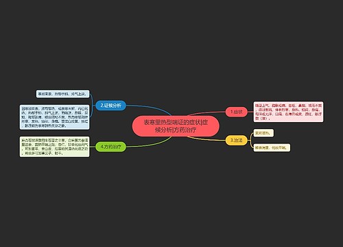 表寒里热型喘证的症状|症候分析|方药治疗