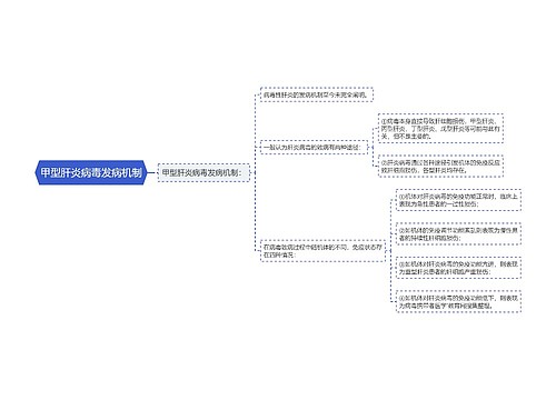 甲型肝炎病毒发病机制